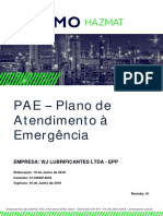 PAE - Plano de Atendimento a Emergências