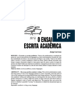 O ensaio e a escrita acadêmica