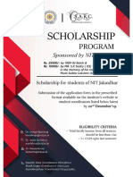 SARC Scholarship 20658