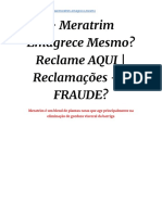 CUIDADO! Meratrim Preco, Reclame AQUI - Reclamações - É FRAUDE? Onde COMPRAR Original