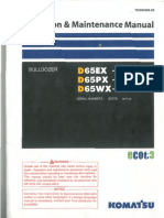 Manual de Operación y Mantenimiento D65EX PDF