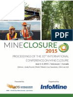 PROCEEDINGS of The 10th International Conference On Mine Closure PDF