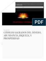 Www Prosperidaduniversal Org Codigos Sagrados Del Dinero Abundancia Riqueza y Prosperidad