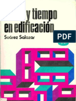 Costo Y Tiempo en Edificacion (Carlos Suarez Salazar)