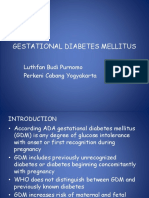 GESTASIONAL DIABETES MELLITUS Simposium