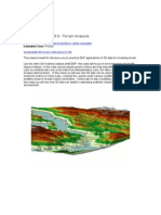 Intermediate ArcGIS 9 - Terrain Analysis