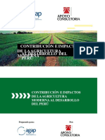 Contribucion e Impactos de La Agricultura Moderna Al Desarrollo Del Peru