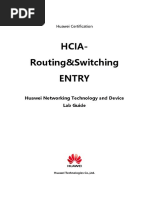 HCIA-Routing & Switching Entry Lab Guide V2.5