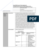 Science Stem Lesson Plan Template