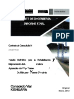 Volumen Nº6 -Informe de Mantenimiento Rutinario y Periodico-componente de Ingenieria