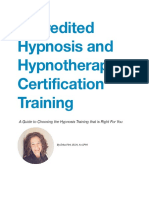Accredited Hypnosis Hypnotherapy Certification Training