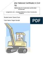 Applied Math Methods for Construction Contract Analysis