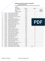 Resultados Quintos 2020-I