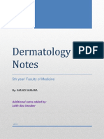 Dermatology Notes
