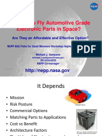 NASA _ Sampson - Is It Wise to Fly Automotive Electronics_v4