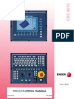 Fagor CNC8070 Programm