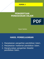 Bab 1 - PENGERTIAN PENDIDIKAN ISLAM