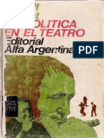 Bertolt Brecht - La Política en El Teatro-Editorial Alfa Argentina (1972)