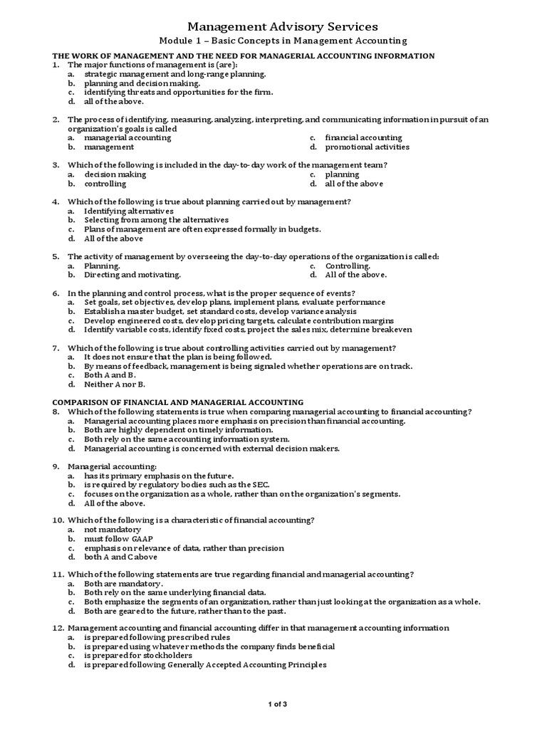 MAS Module 1 - Basic Concepts in Management Accounting FOR PRINTING ...