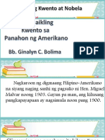 Maikling Kwento Sa Panahon NG Amerikano, Bolima, Ginalyn C.