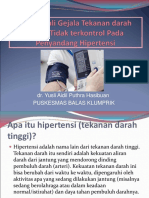 Mengenali Gejala Tekanan Darah Tinggi Tidak Terkontrol Pada Penyandang Hipertensi