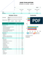 Exam Report EASE 2 Physics 11 A-Level PDF