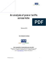 An Analysis of Power Tariffs Across India Feb 2013