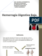Hemorragia Digestiva Baja.