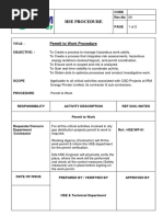 Work Permit Procedure