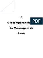 A Contemporaneidade Da Mensagem de Amós