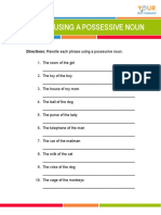 7.possessive Nouns