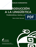 Libro - Descarga - Gratis - Introduccion A La Linguistica - Taboada