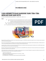 Cara Membetulkan Harddisk Yang Tiba-Tiba Menjadi RAW Dari NTFS - Otakurei Digital Pop Culture News PDF