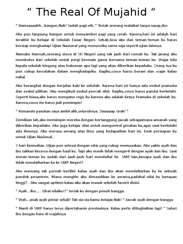 The Real Of Mujahid Pdf