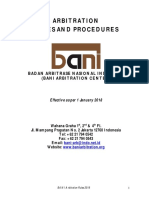 BANI Arbitration Rules and Procedures 2018-English