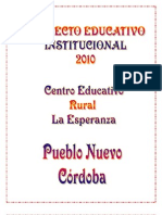 PROYECTO EDUCATIVO INSTITUCIONAL 2010