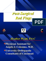 Post-Surgical Red Flags