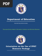 PPST Resource Package, Edited