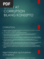 Korapsyon: Ano Nga Ba Ang Korapsyon? | PDF