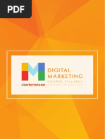 Digital Marketing Course Syllabus