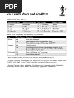 ICAP Exam Schedule 2025-2026 | PDF