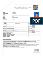 Admit Card 2019-20 Odd-Sem