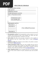 02-Structure of C and Compilation Process of C