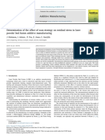 Effect of Scan Stratergy On Residual Stresses