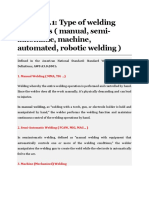 PART 35 Type of Welding Processes (Manual, Semi-Automatic, Machine, Automated, Robotic Welding)