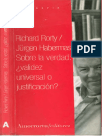 Rorty, Habermas - Sobre la verdad. Validez universal o justificacion.pdf