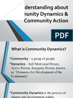 Understanding About Community Dynamics & Community Action