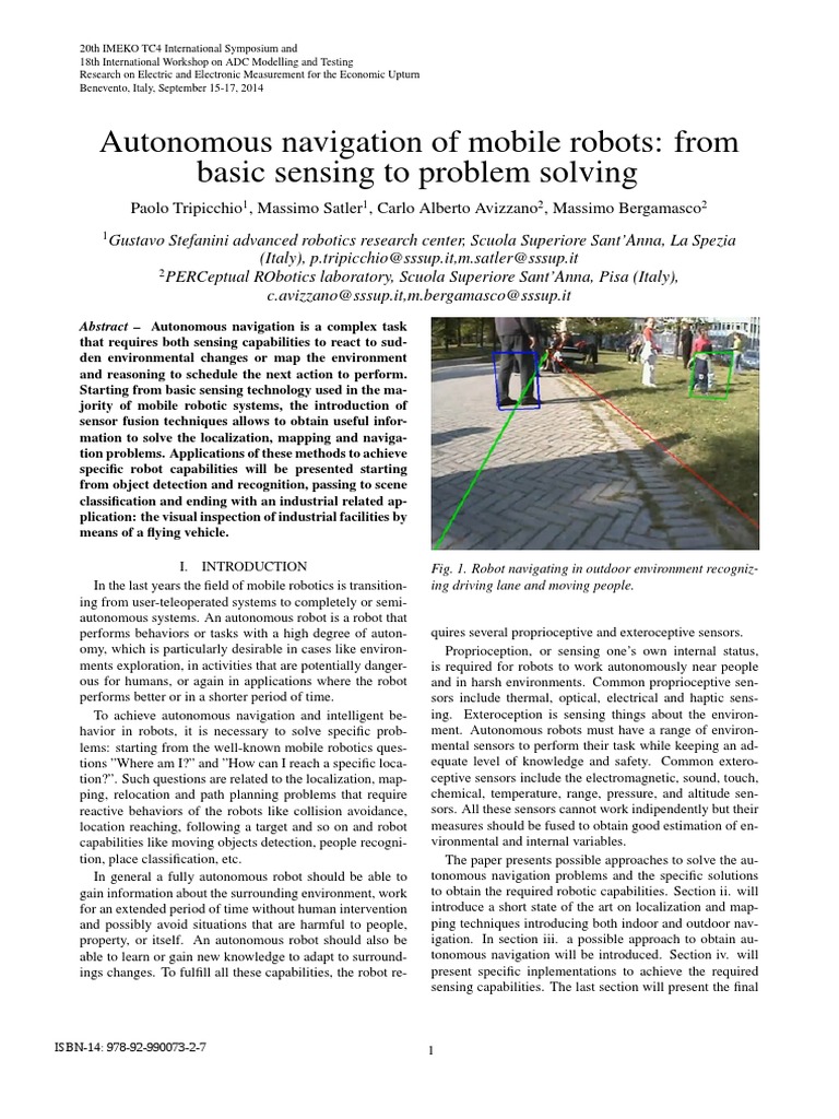 Autonomous Mobile Robot Navigation | PDF | Robot | Robotics