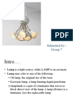 Store Design Lamps Ppt