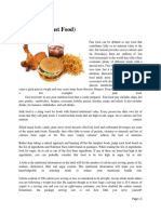 Essay On Junk Food